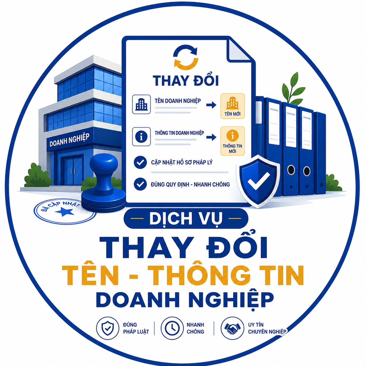 Thay đổi tên - thông tin doanh nghiệp